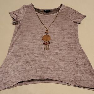 Ladies flare side short sleeve top